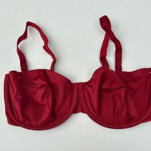 Women's Red Underwire Bra
